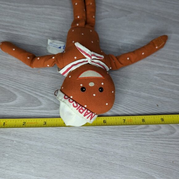 Vintage Nabisco 10" Tall Mr. Salty Stuffed Plush Pretzel Doll Sailor Hat - Picture 10 of 11